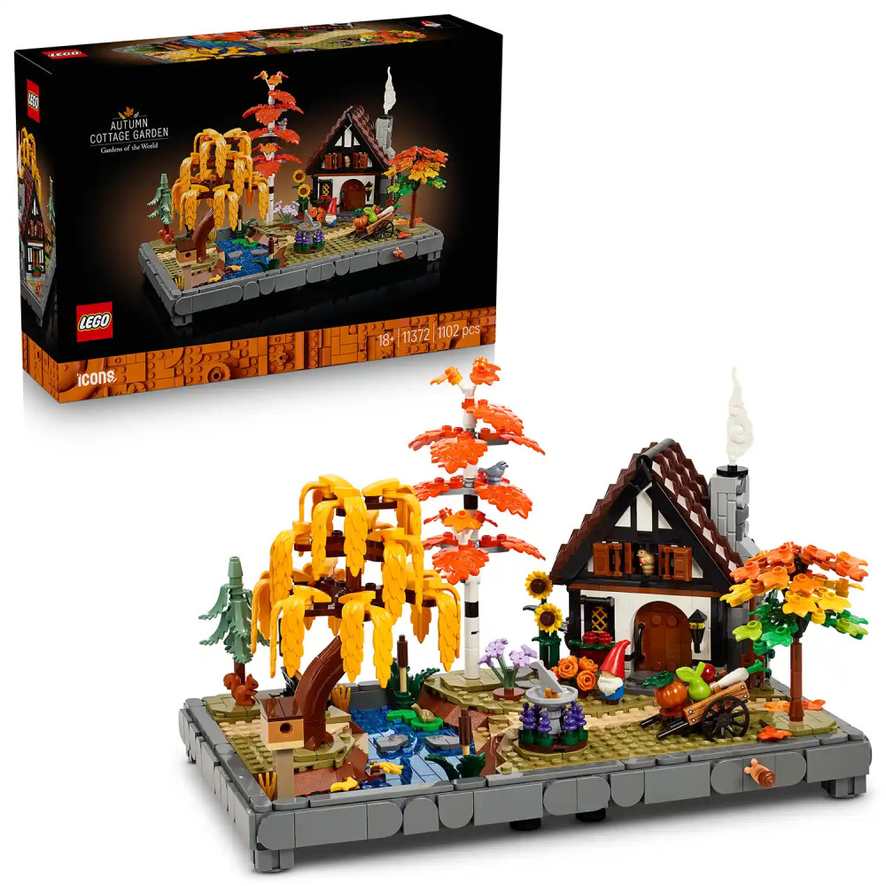 Produktbild för LEGO® Icons 11372 Chata a podzimní zahrada