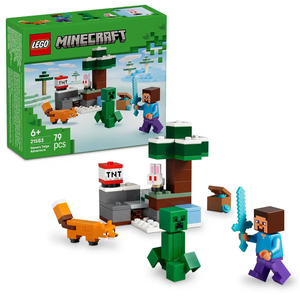 Produktbild för LEGO® Minecraft®  21583 Steve a dobrodružství v tajze