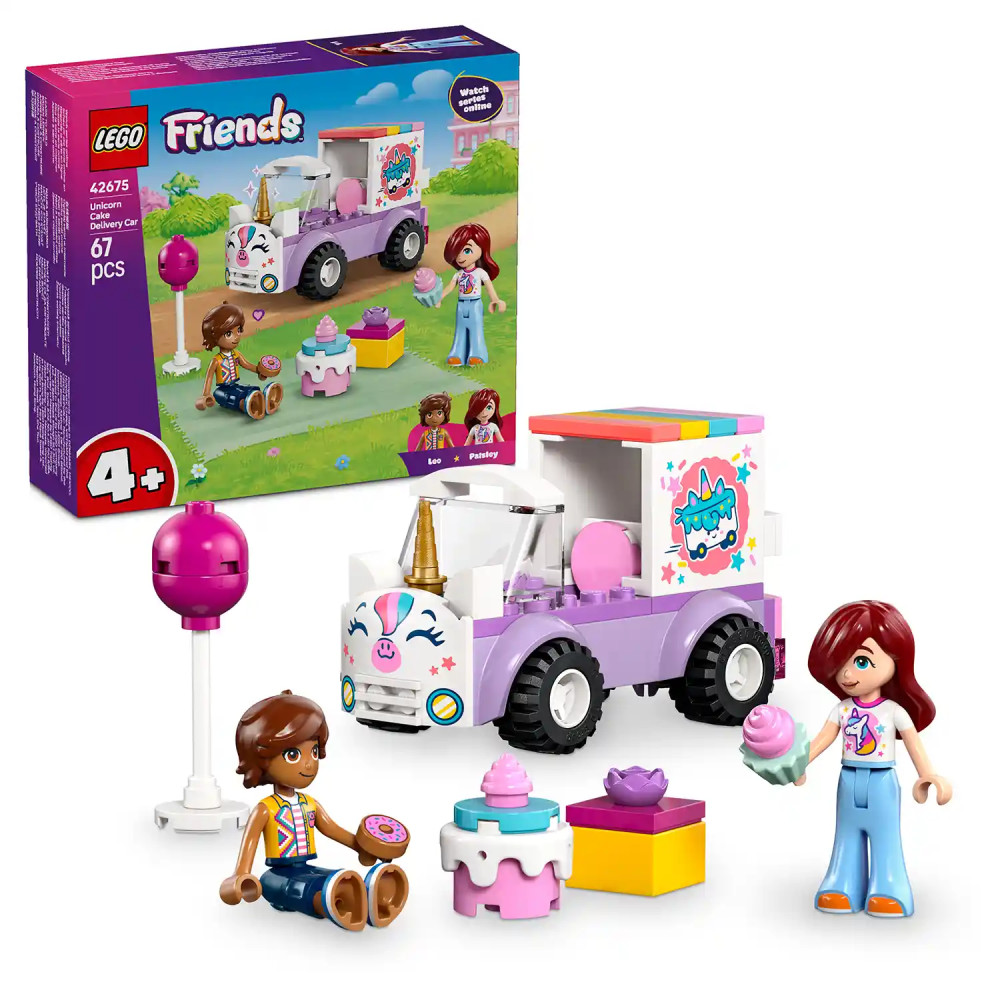 Produktbild för LEGO® Friends 42675 Jednorožčí donáškové auto s dortem