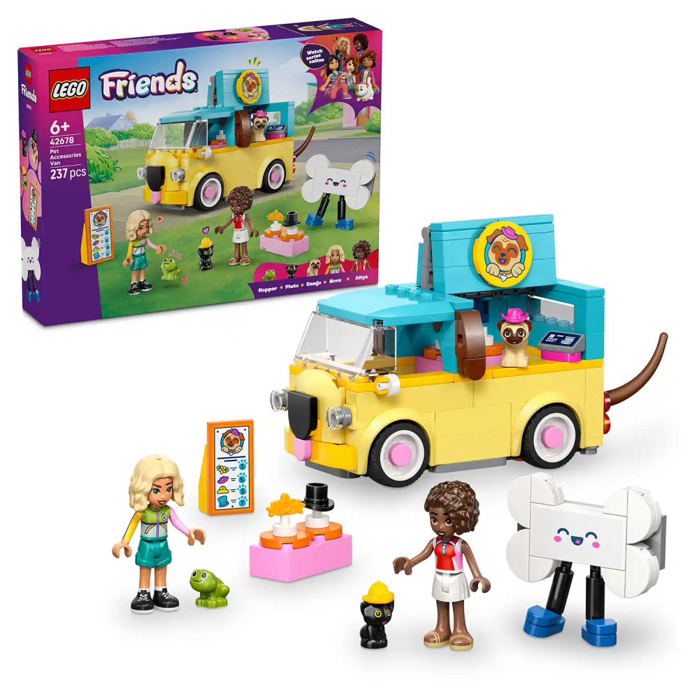 Produktbild för LEGO® Friends 42678 Dodávka s doplňky pro mazlíčky