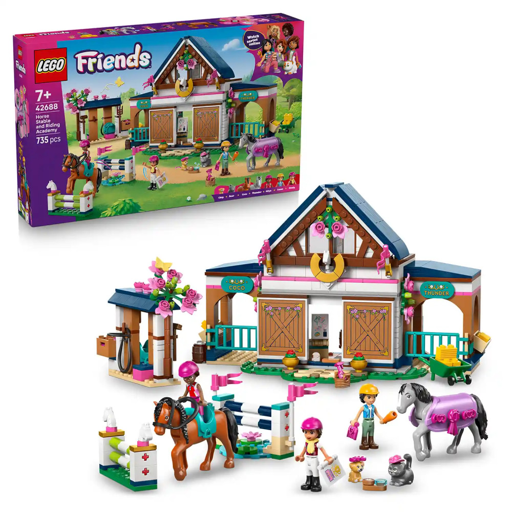 Produktbild för LEGO® Friends 42688 Koňská stáj a jezdecká akademie