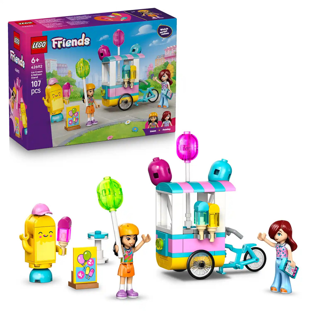 Produktbild för LEGO® Friends 42692 Stánek se zmrzlinou a balónky