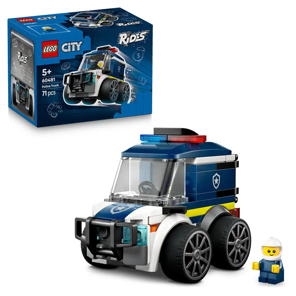 Produktbild för LEGO® City 60481 Autíčka – Policejní dodávka