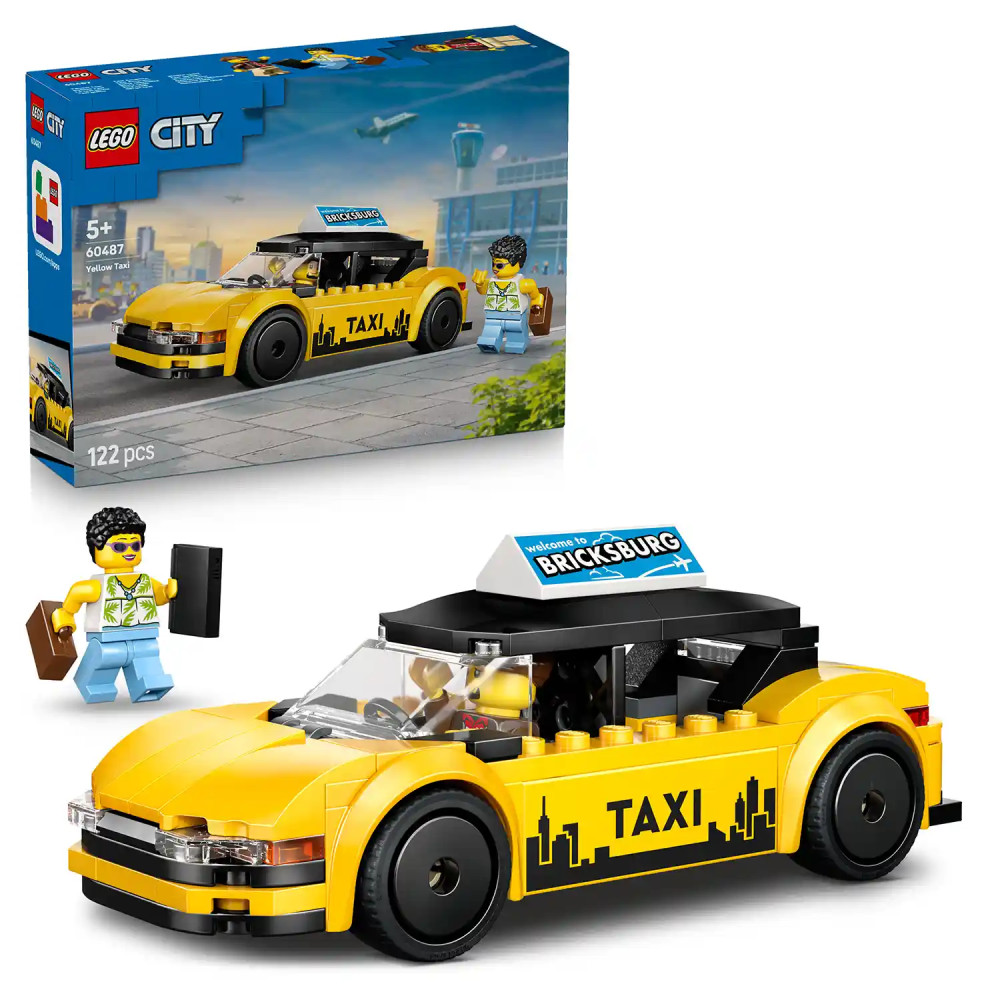 Produktbild för LEGO® City 60487 Žlutý taxík
