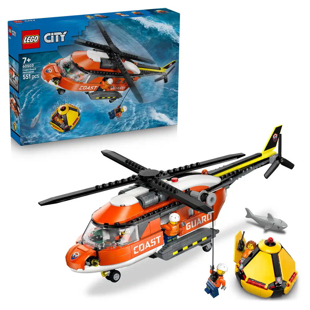 Produktbild för LEGO® City 60503 Helikoptéra pobřežní hlídky