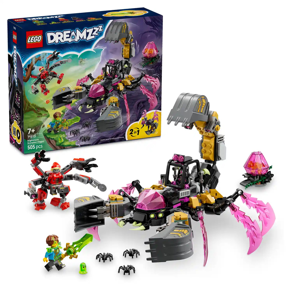 Produktbild för LEGO® DREAMZzz™ 71513 Škorpioní rypadlo z nočních můr