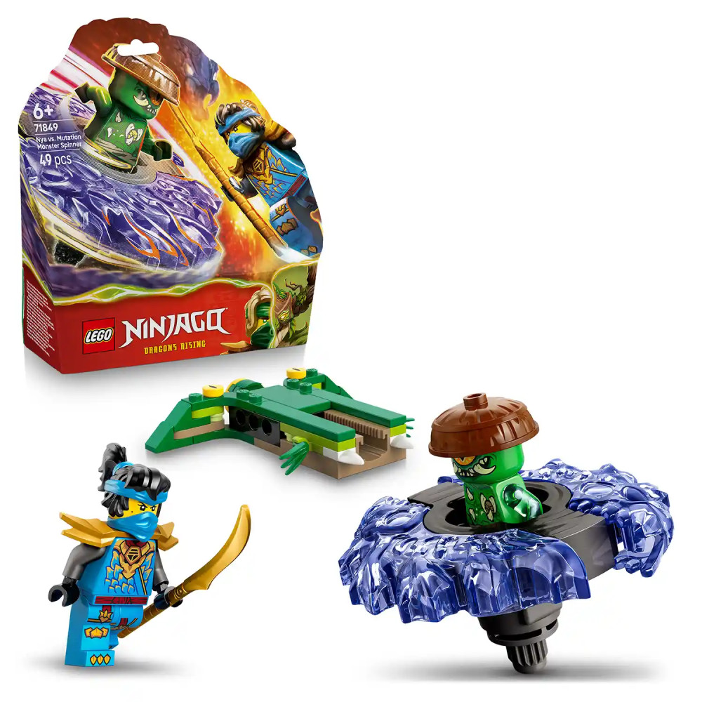 Produktbild för LEGO® NINJAGO® 71849 Nya vs. spinner zmutované příšery