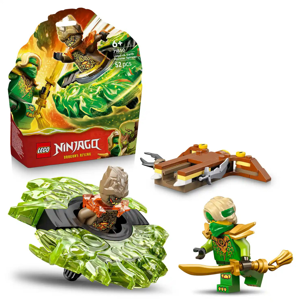 Produktbild för LEGO® NINJAGO® 71850 Lloyd vs. spinner pozemské příšery