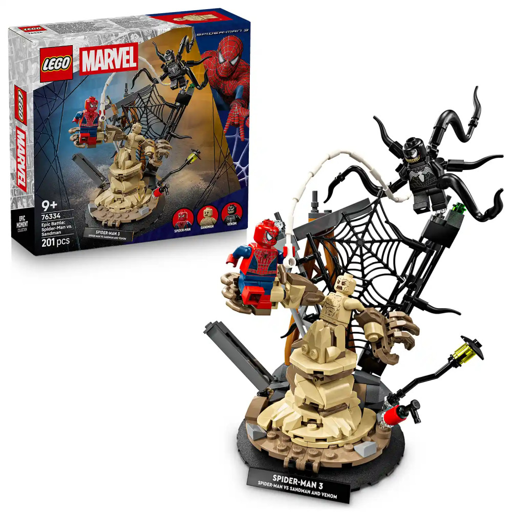 Produktbild för LEGO® ǀ Marvel 76334 Epický souboj: Spider-Man vs. Sandman