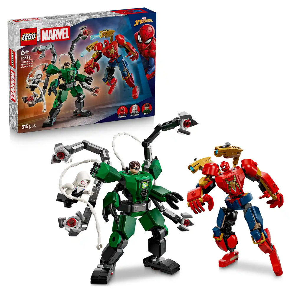 Produktbild för LEGO® ǀ Marvel 76338 Bitva robotů: Spider-Man vs. Doc Ock