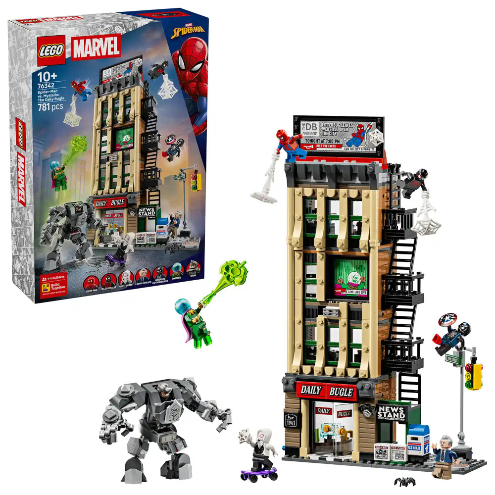 Produktbild för LEGO® ǀ Marvel 76342 Spider-Man vs. Mysterio: Daily Bugle