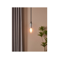 Produktbild för Eglo - LED-glödlampa med filament - form: C35 - E14 - 4 W - varmt vitt ljus - 1700 K - bärnsten