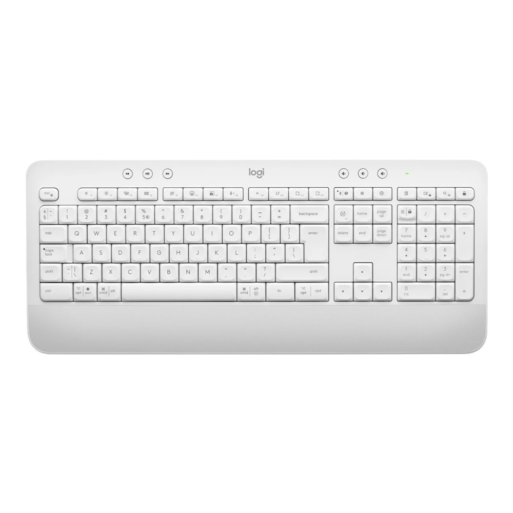 Produktbild för Logitech Signature MK650 Combo for Business - sats med tangentbord och mus - QWERTY - USA, internationellt - offwhite Inmatningsenhet