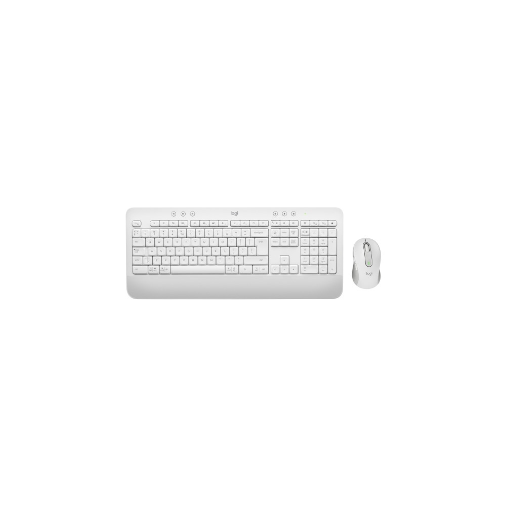 Produktbild för Logitech Signature MK650 Combo for Business - sats med tangentbord och mus - QWERTY - USA, internationellt - offwhite Inmatningsenhet