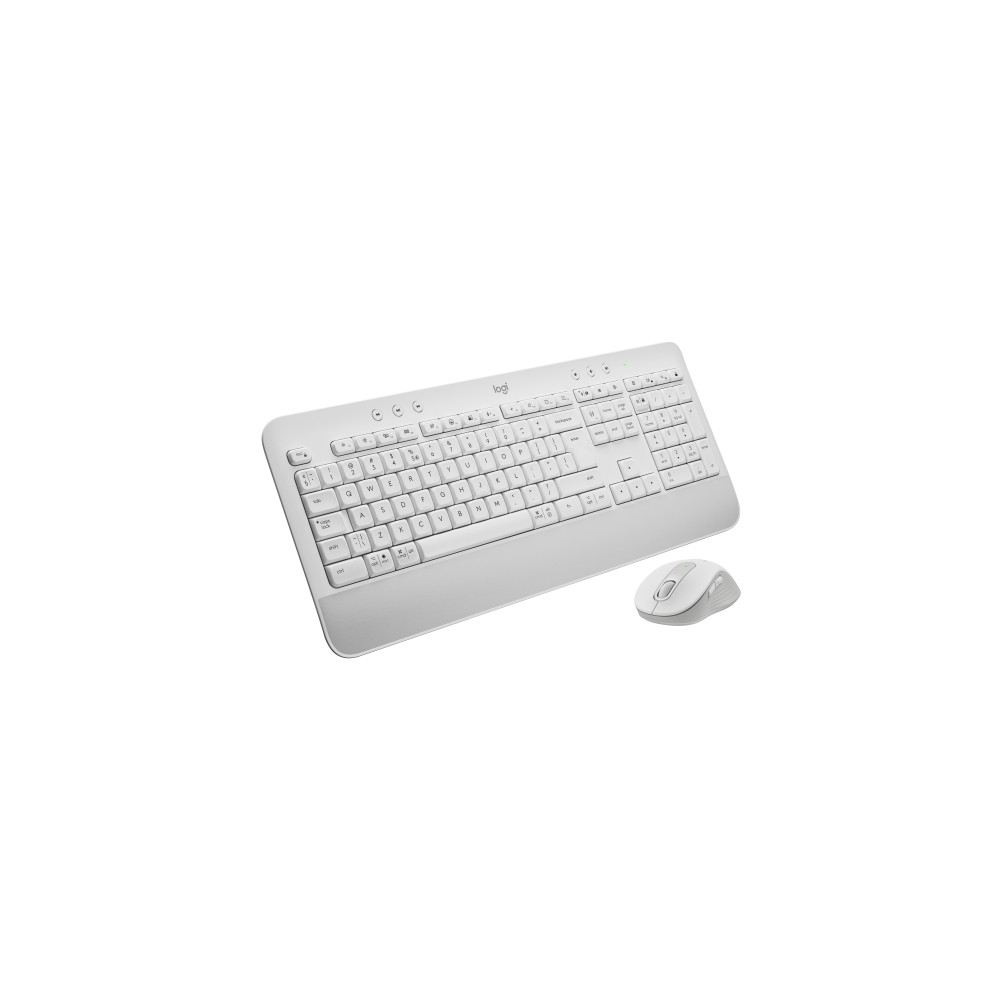 Produktbild för Logitech Signature MK650 Combo for Business - sats med tangentbord och mus - QWERTY - USA, internationellt - offwhite Inmatningsenhet