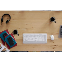 Produktbild för Logitech Signature MK650 Combo for Business - sats med tangentbord och mus - QWERTY - USA, internationellt - offwhite Inmatningsenhet
