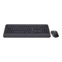 Produktbild för Logitech Signature MK650 Combo for Business - sats med tangentbord och mus - QWERTY - USA, internationellt - offwhite Inmatningsenhet
