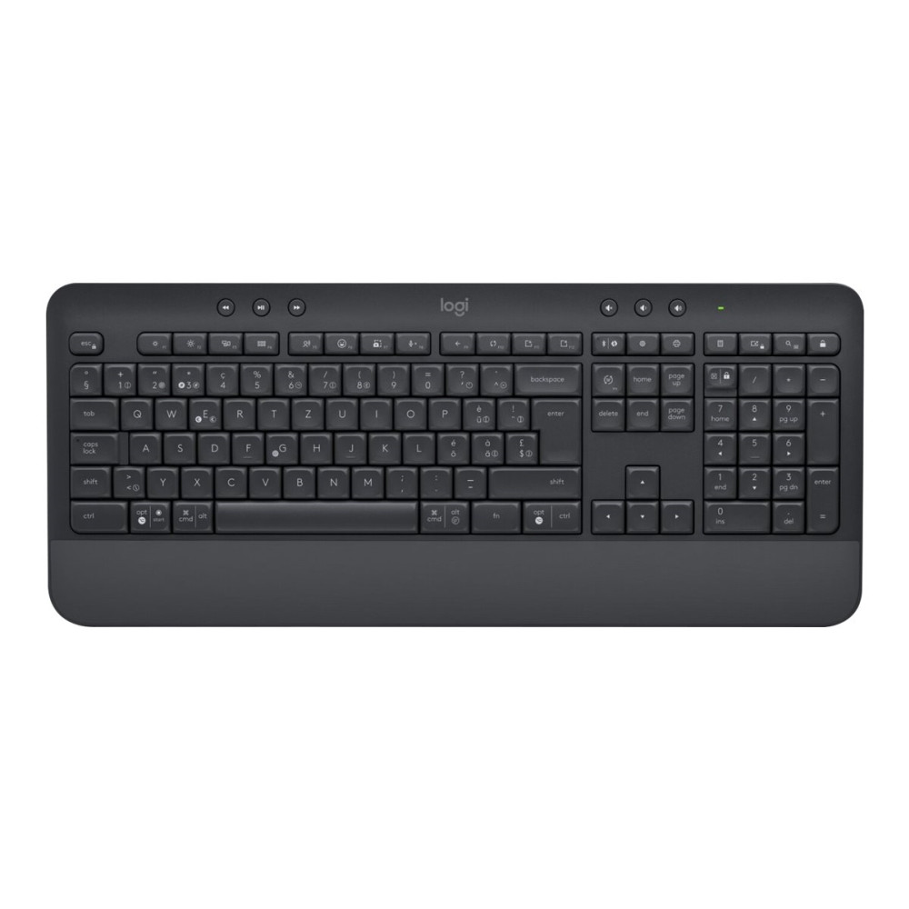 Produktbild för Logitech Signature MK650 Combo for Business - sats med tangentbord och mus - QWERTY - USA, internationellt - offwhite Inmatningsenhet