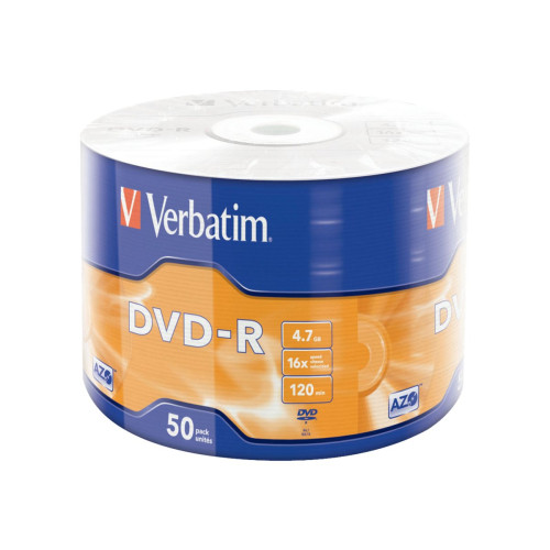 VERBATIM - DVD-R x 50 - 4.7 GB - lagringsmedier - DVD, Blu-Ray & VHS