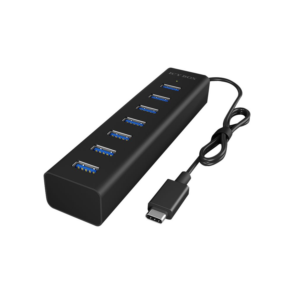 Produktbild för ICY BOX IB-HUB1700-C3 - hubb - 7 portar