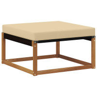 Produktbild för Utomhussoffset 22 pcs Naturlig och Beige Massivt Akaciaträ