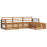 Produktbild för Utomhussoffset Naturfärg 249,5 x 162,5 x 73 cm
