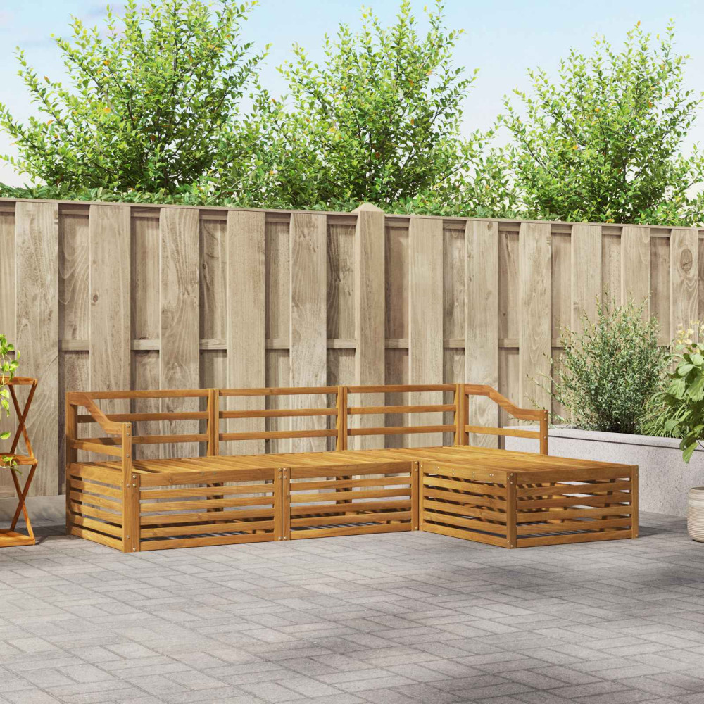 Produktbild för Utomhussoffset Naturfärg 245,5 x 162,5 x 73 cm