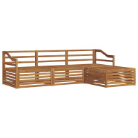 Produktbild för Utomhussoffset Naturfärg 245,5 x 162,5 x 73 cm