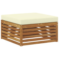 Produktbild för Utomhussoffset Naturlig och Grädde 245,5 x 162,5 x 73 cm