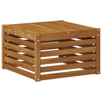 Produktbild för Utomhussoffset 7 pcs Naturlig och Beige Massivt Akaciaträ