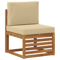 Produktbild för Sektionsoffgrupp med kudde 10 pcs Naturlig och Beige
