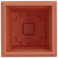 Produktbild för Kvadratisk Blomkruka 6 pcs Murgrön 33 x 33 x 26 cm Plast