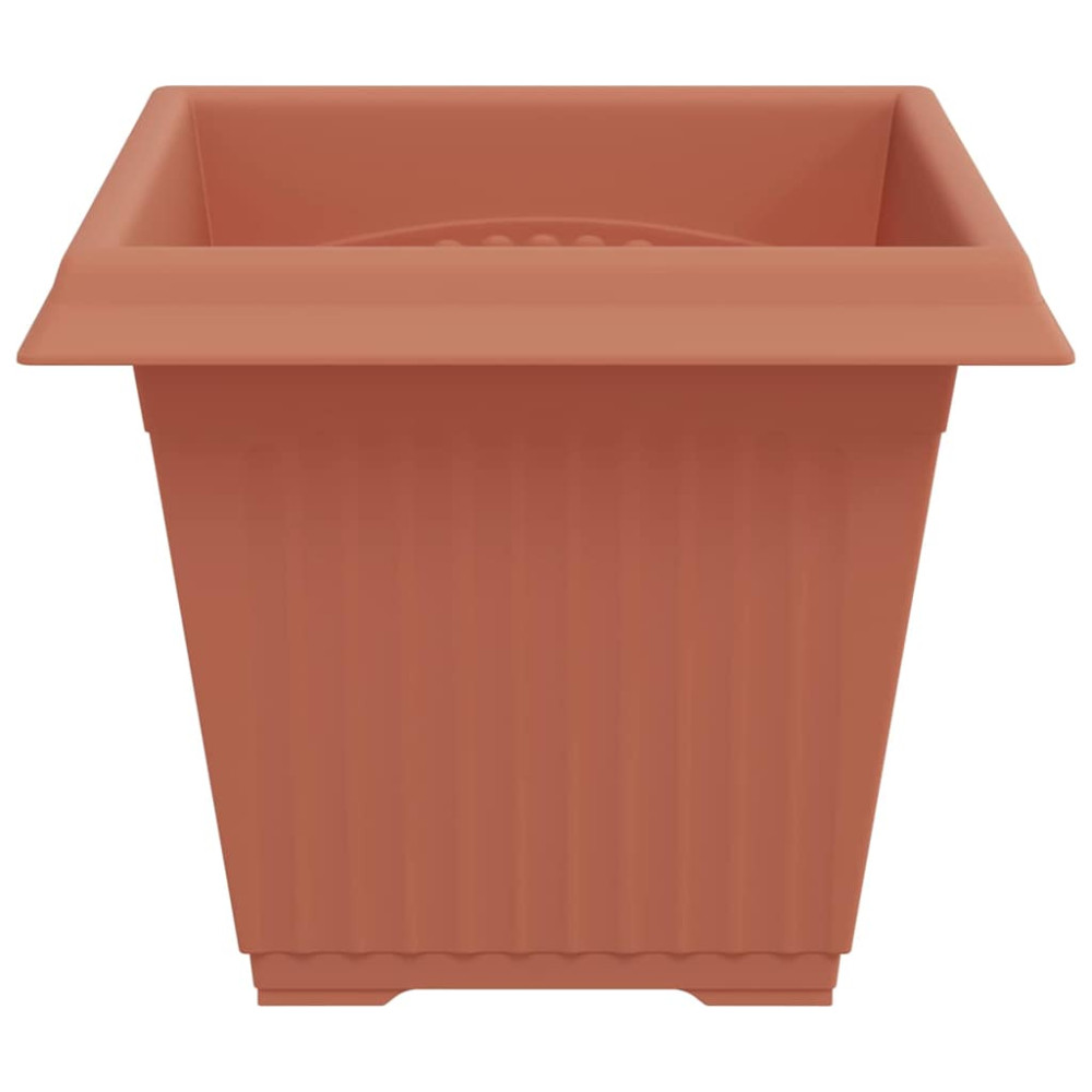 Produktbild för Kvadratisk Blomkruka 6 pcs Murgrön 38 x 38 x 30 cm Plast