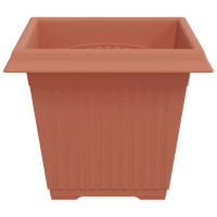 Produktbild för Kvadratisk Blomkruka 6 pcs Murgrön 38 x 38 x 30 cm Plast