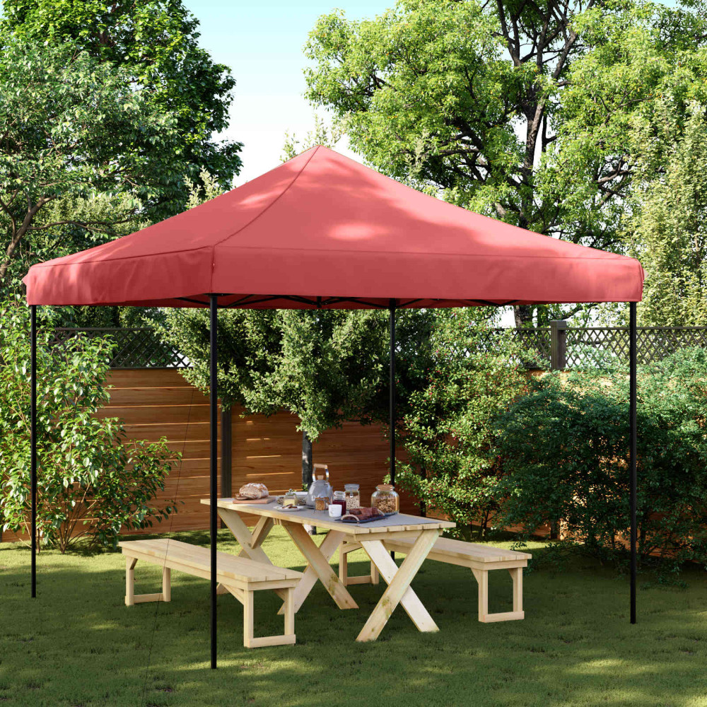 Produktbild för Partytält Vinröd 292 x 292 x 315 cm Oxford Tyg