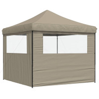 Produktbild för Partytält Taupe 292 x 292 x 315 cm Oxford Tyg