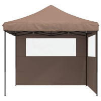 Produktbild för Partytält Brun 292 x 292 x 315 cm Oxford Tyg