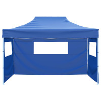 Produktbild för Partytält Blå 280 x 410 x 315 cm Oxford Tyg