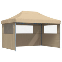 Produktbild för Partytält Beige 279 x 410 x 315 cm Oxford Tyg