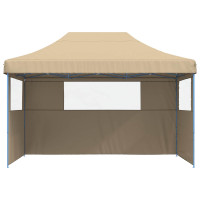 Produktbild för Partytält Beige 279 x 410 x 315 cm Oxford Tyg