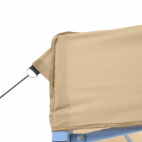 Produktbild för Partytält Beige 279 x 410 x 315 cm Oxford Tyg