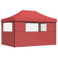 Produktbild för Partytält Vinröd 279 x 410 x 315 cm Oxford Tyg