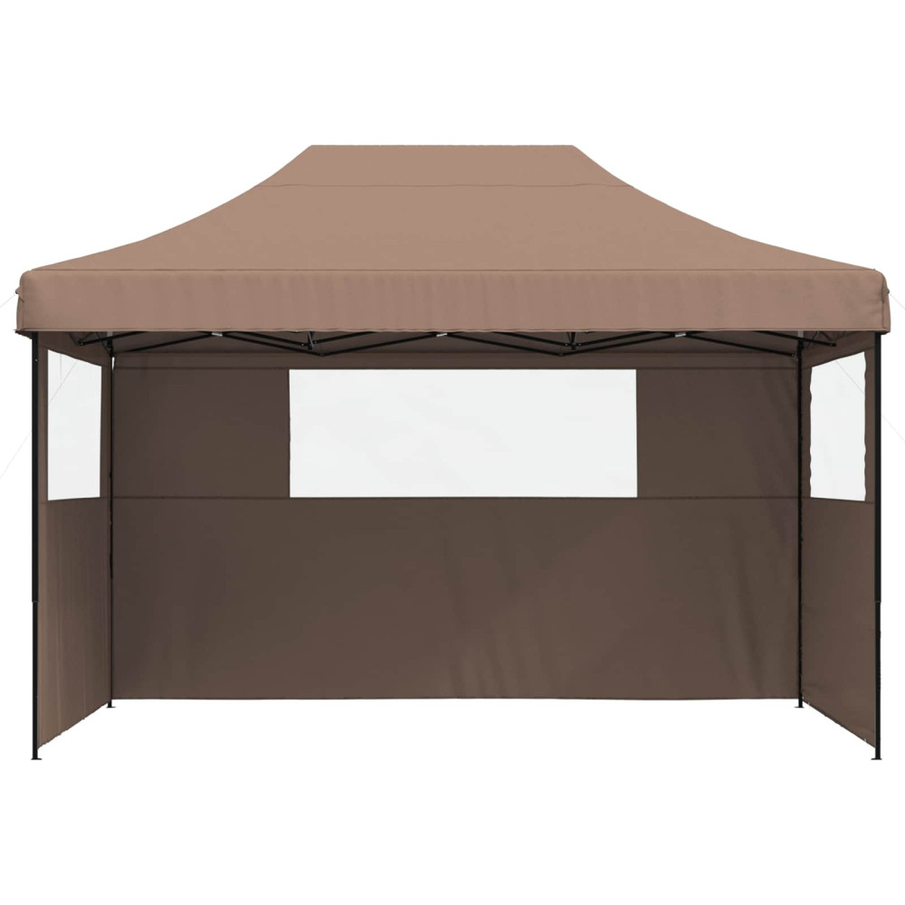 Produktbild för Partytält Brun 279 x 410 x 315 cm Oxford Tyg