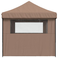 Produktbild för Partytält Brun 279 x 410 x 315 cm Oxford Tyg