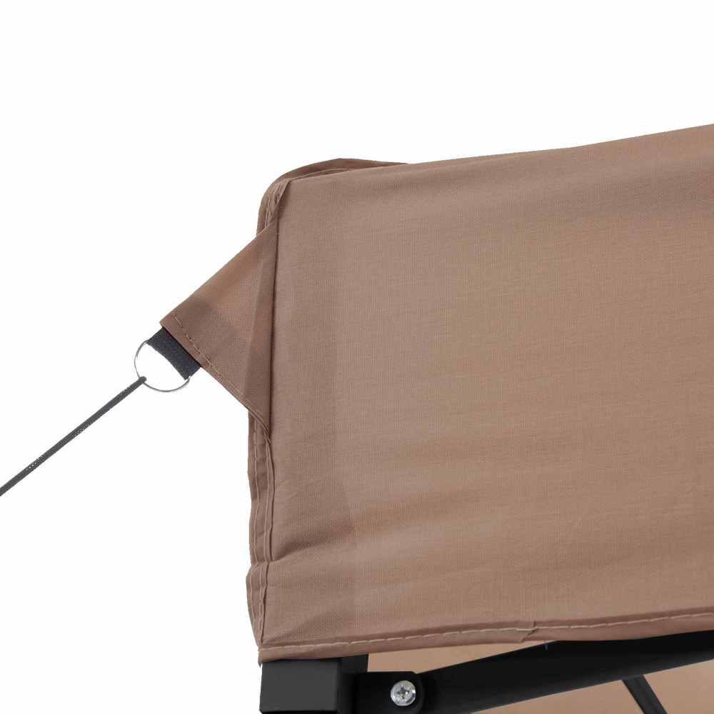 Produktbild för Partytält Brun 279 x 410 x 315 cm Oxford Tyg