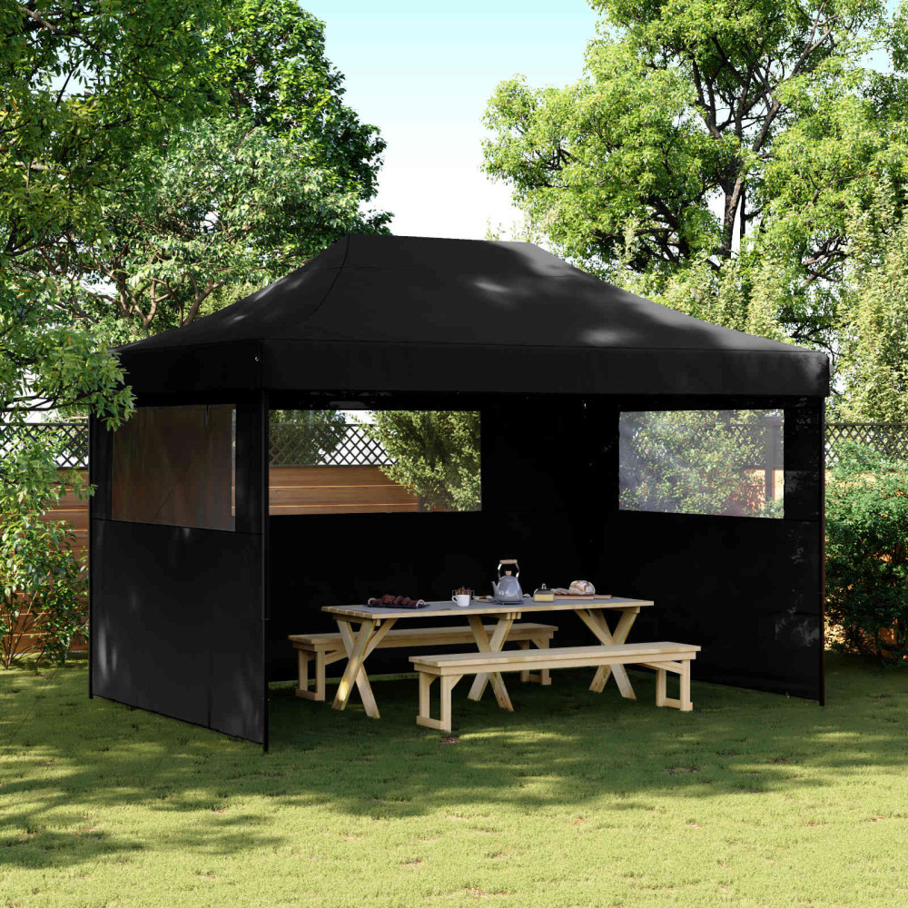 Produktbild för Partytält Svart 279 x 410 x 315 cm Oxford Tyg