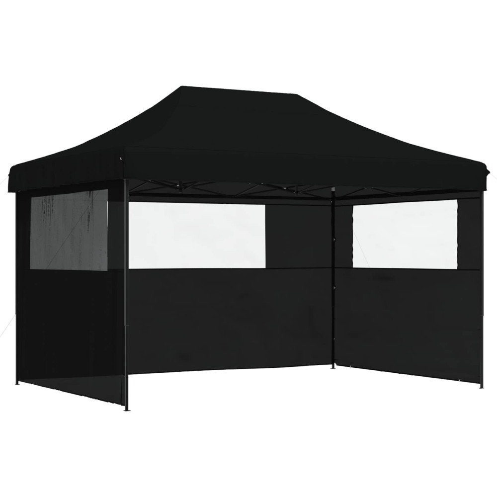 Produktbild för Partytält Svart 279 x 410 x 315 cm Oxford Tyg