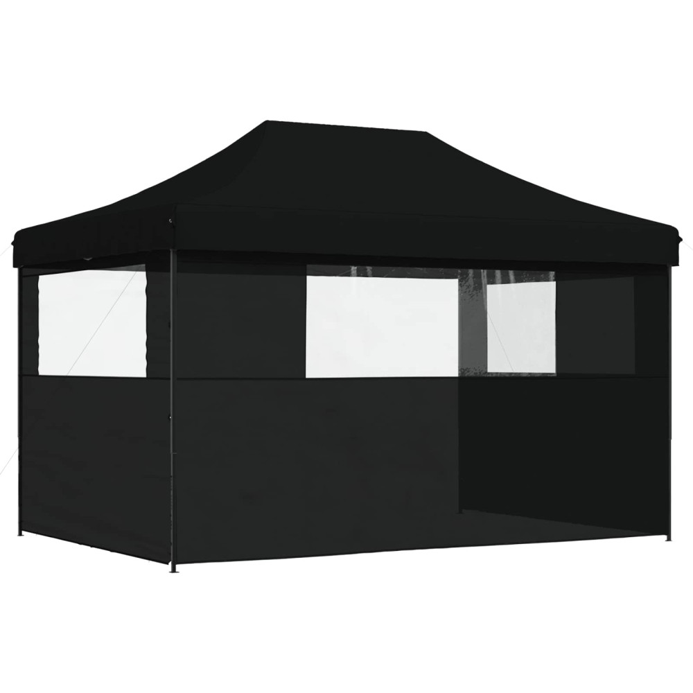 Produktbild för Partytält Svart 279 x 410 x 315 cm Oxford Tyg