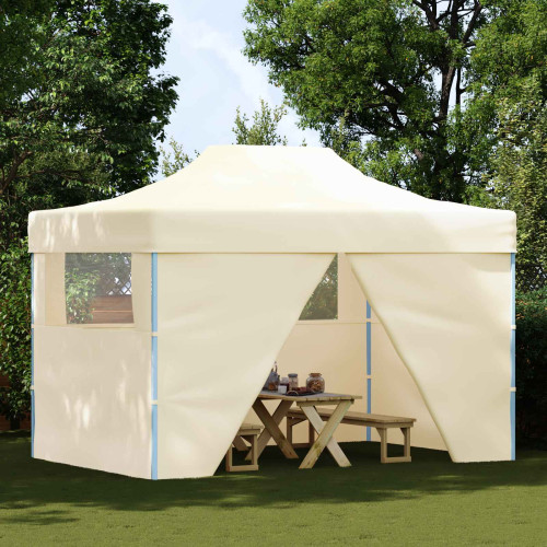vidaXL Partytält Kräm 280 x 410 x 315 cm Oxford Tyg