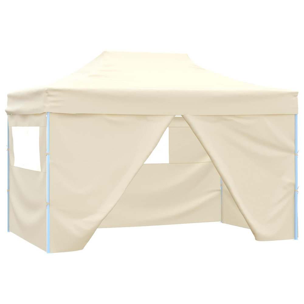 Produktbild för Partytält Kräm 280 x 410 x 315 cm Oxford Tyg